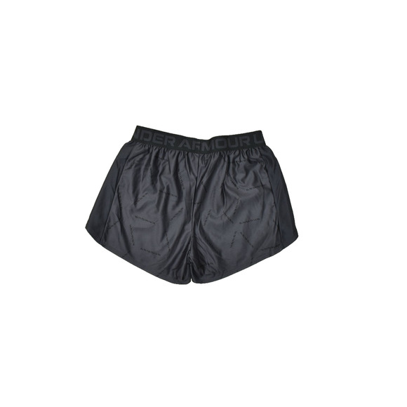 Under Armour Women's Running Shorts Size S Black Logo Pattern Athletic - Picture 1 of 8